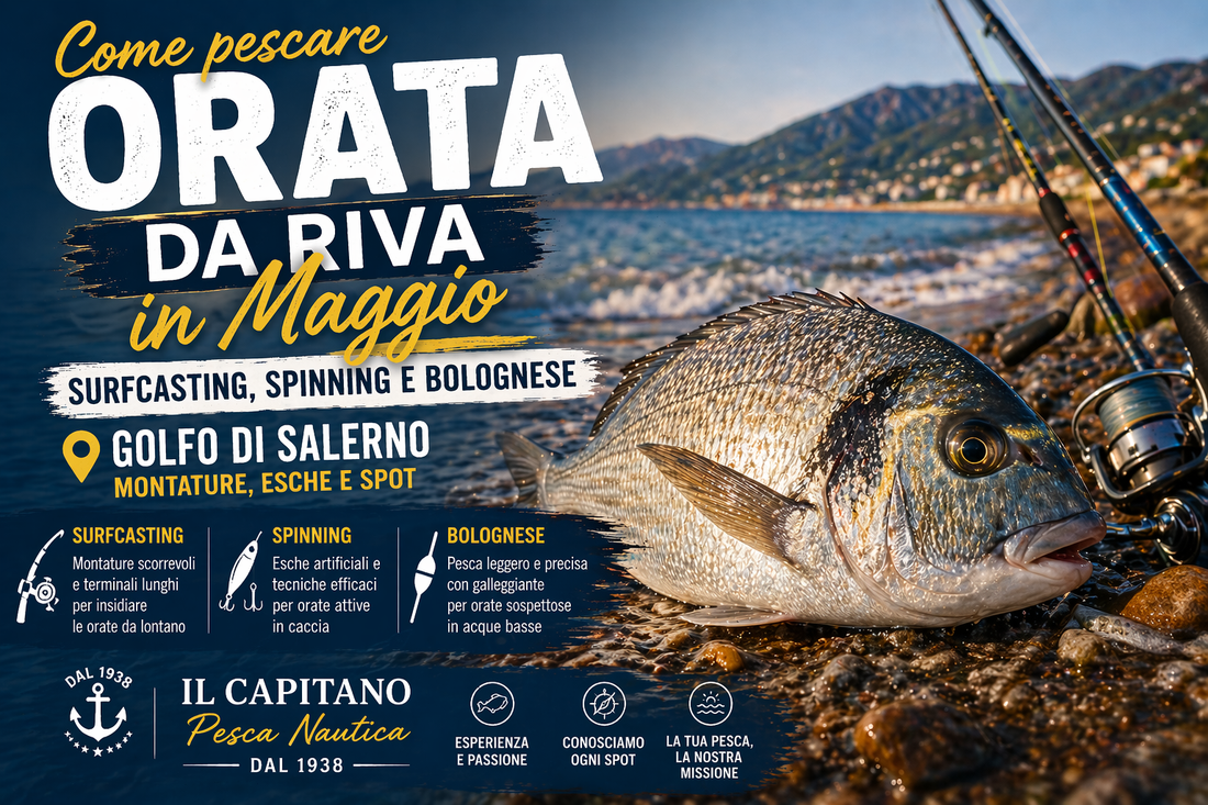 Pesca all'orata da riva a maggio: Guida Completa | Il Capitano