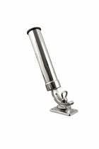 PORTACANNA IN OTTONE CROMATO D.40MM CON BASE DI FISSAGGIO 93X63 MM