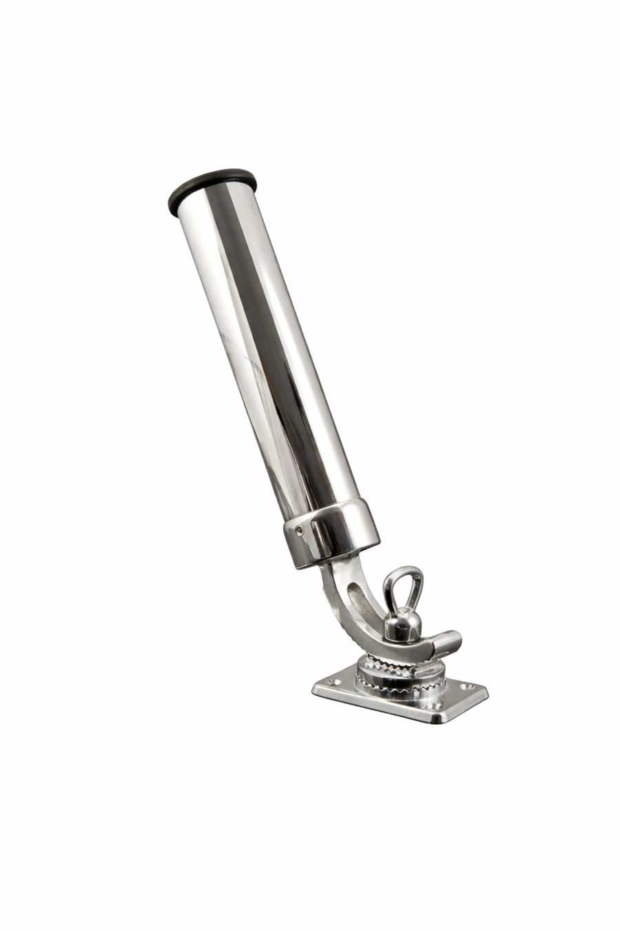 PORTACANNA IN OTTONE CROMATO D.40MM CON BASE DI FISSAGGIO 93X63 MM