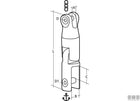 GIUNTO ANCORA DOPPIO SNODO CATENA D6/8MM ACCIAIO INOX 316