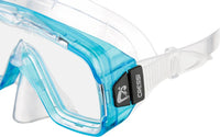 MASCHERA SIRENA SIL CLEAR/FRAME ACQAMARINA