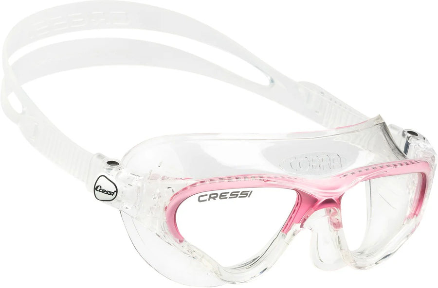 OCCHIALINI COBRA SIL CLEAR/FRAME CLEAR ROSA
