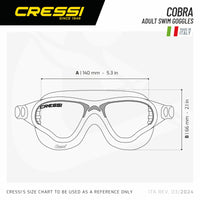 OCCHIALINI COBRA SIL CLEAR/FRAME CLEAR ROSA