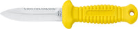COLTELLO SUB CM.9 LAMA DRITTA M.CO GIALLO