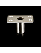 BOCCOLA IN OTTONE CROMATO FORO D14 MM DIM. 60X35MM