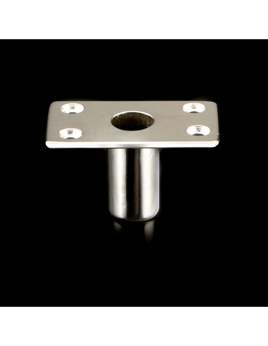 BOCCOLA IN OTTONE CROMATO FORO D14 MM DIM. 60X35MM