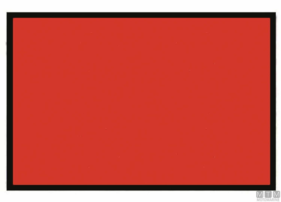 BANDIERA DI SEGNALAZIONE ROSSA 40x60